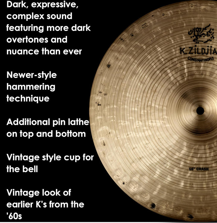 Zildjian K' Constantinople Crash 16", 16"