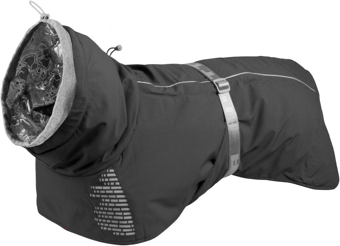 Hurtta Extreme Warmer Hundemantel, Winterjacke für Hunde, Dunkelgrau 30cm grau 12 in, grau 12 in