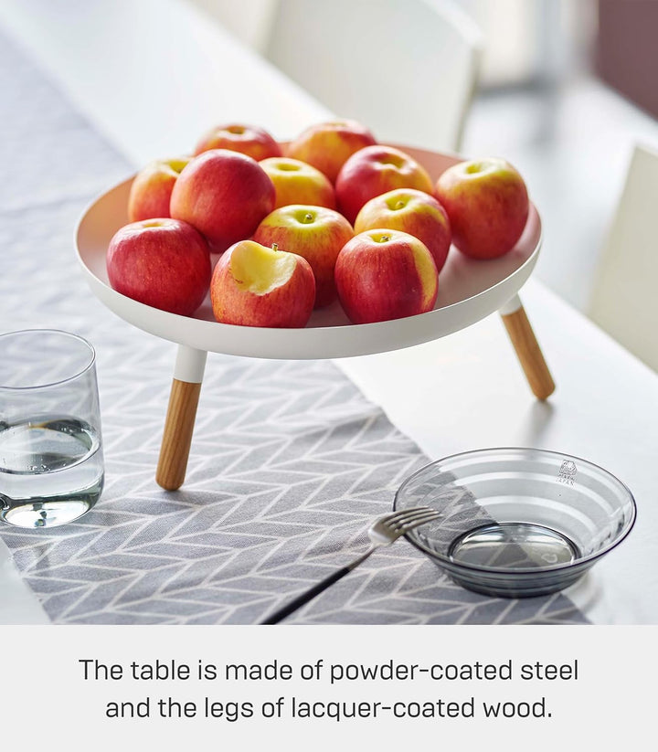 YAMAZAKI Plain Tabletttisch, Weiss, One Size, Weiss