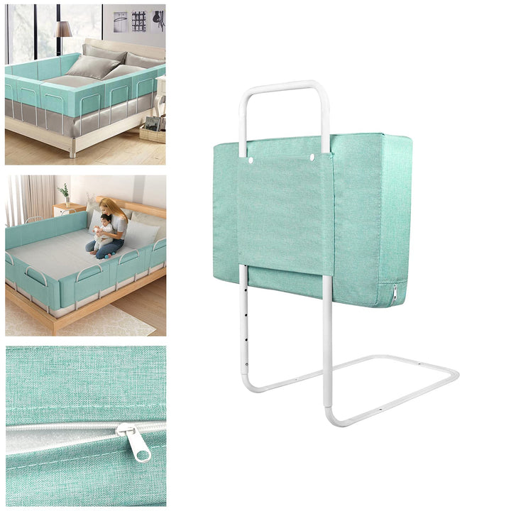 ACXIN 40-60cm Höhenverstellbares Weiches Gitterbett, Sturzsichere Tagesdecke für Kinder, Kinderbettg