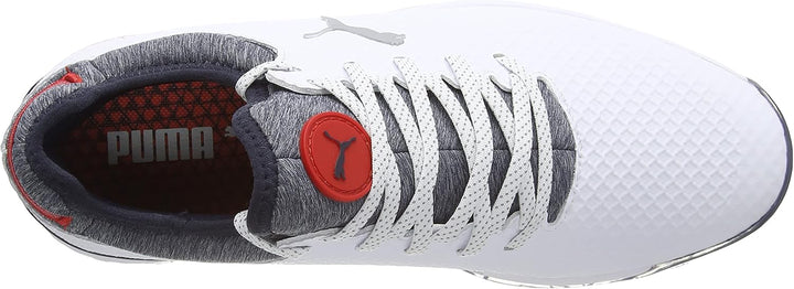 Puma Golf Herren PROADAPT ALPHACAT Spikeless wasserdichte Golfschuhe 42.5 EU Puma White Navy Blazer