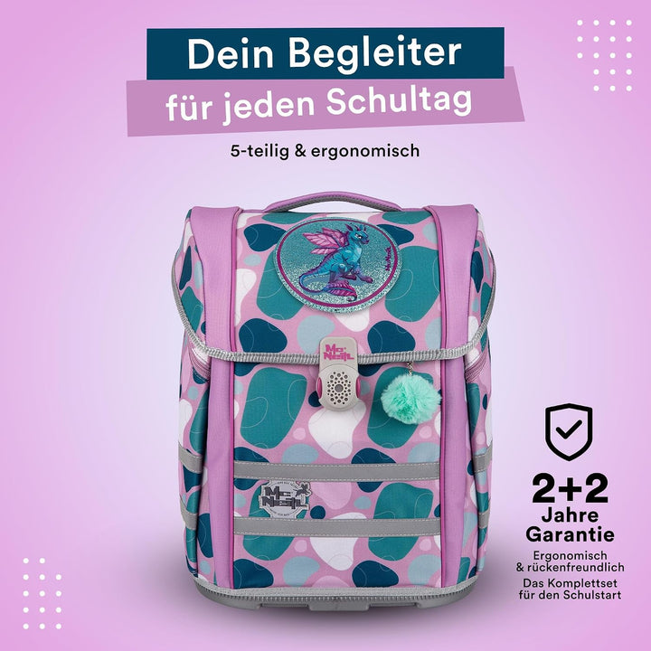 McNeill Schulranzen-Set PERFECTO, 5tlg. - Kollektion 2024, Barba
