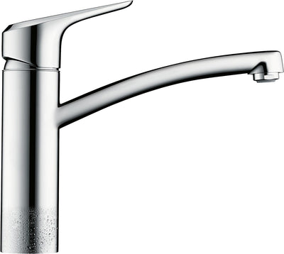 Hansgrohe Ecos M Mischbatterie für die Küche, chromfarben Medium, Silber