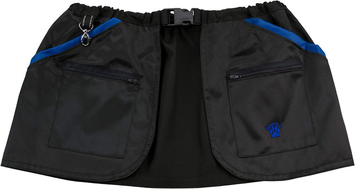 Berra Hundesportweste Trainingsgürtel halbe Weste Trainingsweste Dummyweste S = 108cm schwarz/blau,