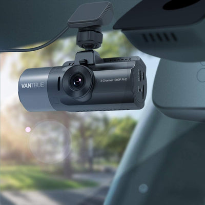 VANTRUE GPS Aufkleber-Halterung für N4/X4S/ T3/ N2S Dashcam mit Typ C USB Anschluss, auf Windschutzs