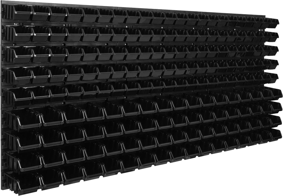 botle Lagersystem Wandregal 1734 x 780 mm | 178 stck. Box | Stapelboxen Schüttenregal Sichtlagerkäst