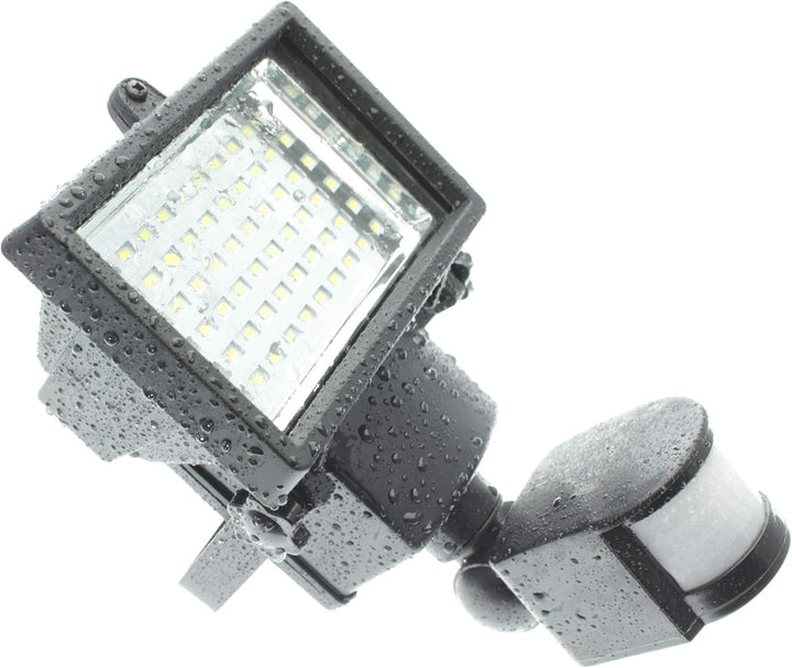 Trango 2er Pack LED Solar Strahler I Solar Wandleuchte I Solar Fluter SOL-YF60*2 mit Bewegungsmelder