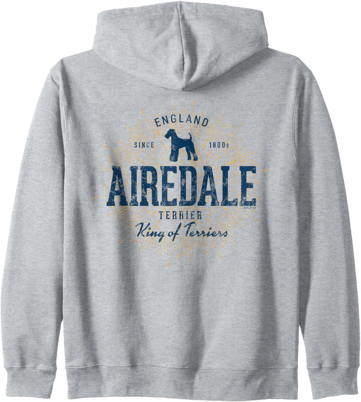 Airedale Terrier Vintage Airedale Terrier Kapuzenjacke