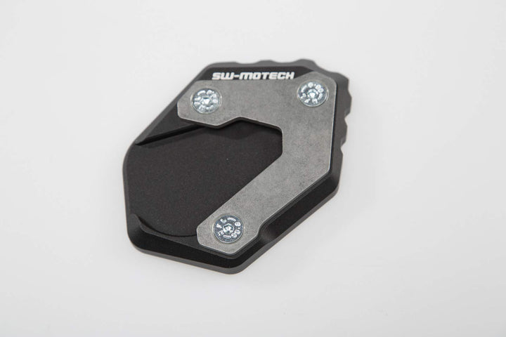 SW-MOTECH Seitenständerfuss-Verbreiterung, Schwarz/Silbern für BMW R1200GS LC Adv (14-)/ Rallye