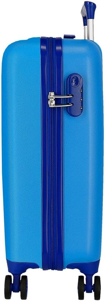 Reebok Maveryck Kabinenkoffer Blau 38 x 55 x 20 cm Starres ABS Seitliches Zahlenschloss 34 L 2,86 kg