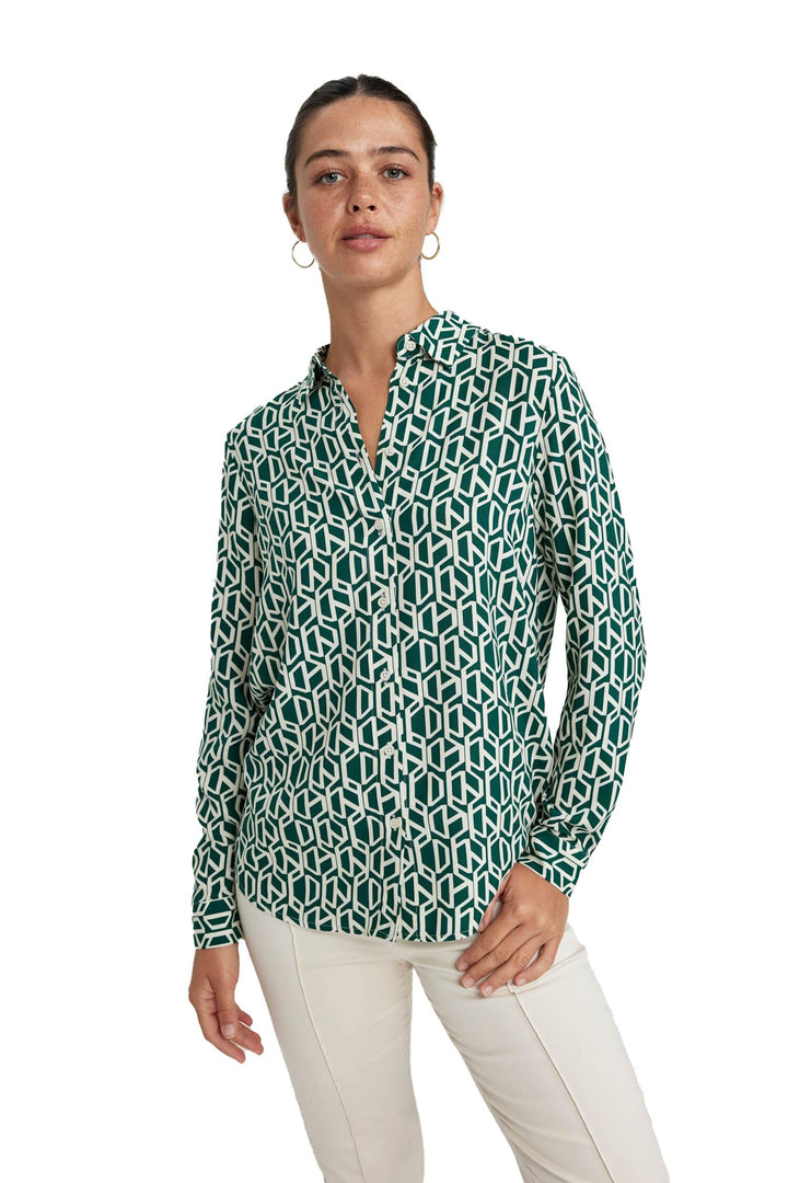 DeFacto Damen Shirt - Langarm Longshirt - Bequeme Tops für Damen -Lässiges Langarmshirt Regular Fit