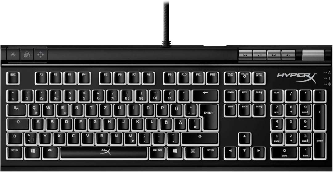 HyperX Alloy Elite 2 – Mechanische Gaming-Tastatur, Software-gesteuerte Beleuchtung und Makroanpassu