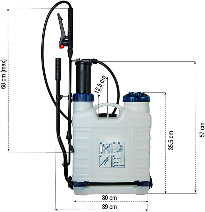 Ribiland Drucksprüher, 12 l