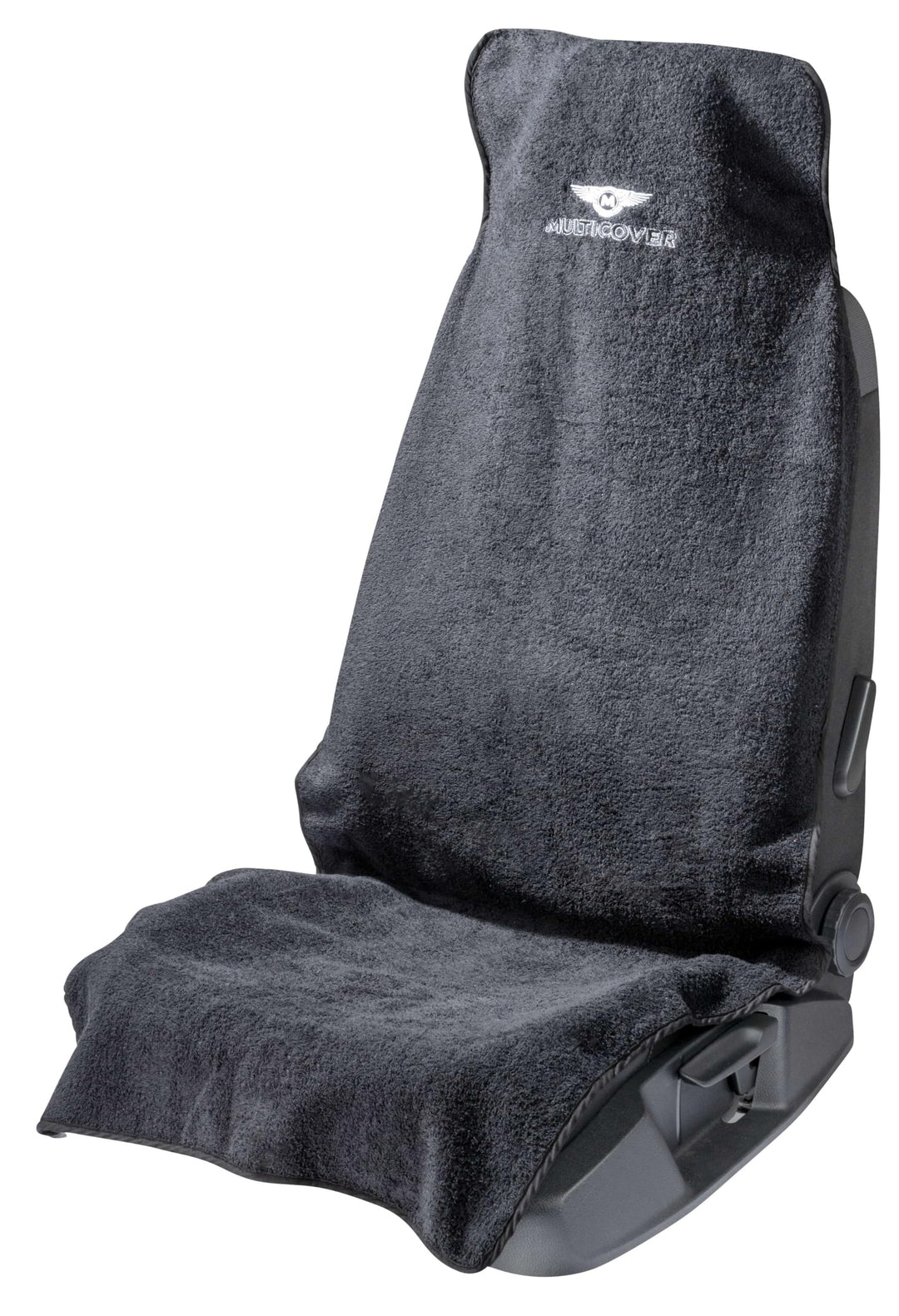 Walser Sitzaufleger Multicover, universal Auto-Sitzauflage, waschbarer Autositz-Überwurf schwarz, Sc