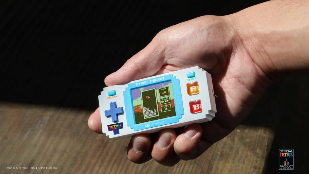 My Arcade Pixel Pocket Tetris Mini Portable Retro Console One Size