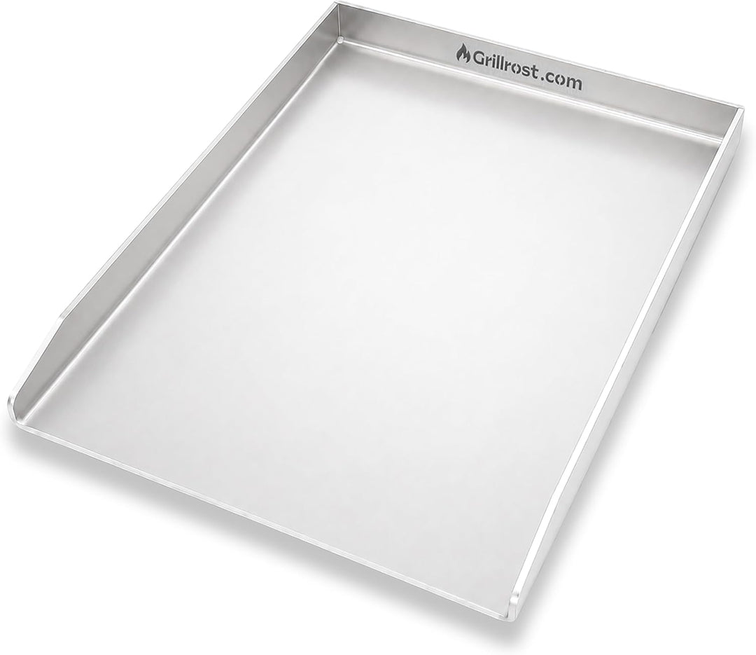 Edelstahl Grillplatte - Plancha 43,5 x 33cm - für Broil King Baron 43.5x33cm - Broil King Baron, 43.