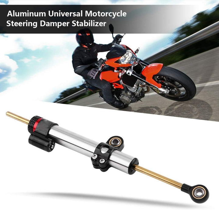 Lenkungsdämpfer-Stabilisator, Einstellbarer Motorrad-Lenkungsdämpfer, universeller Lenkungsdämpfer l