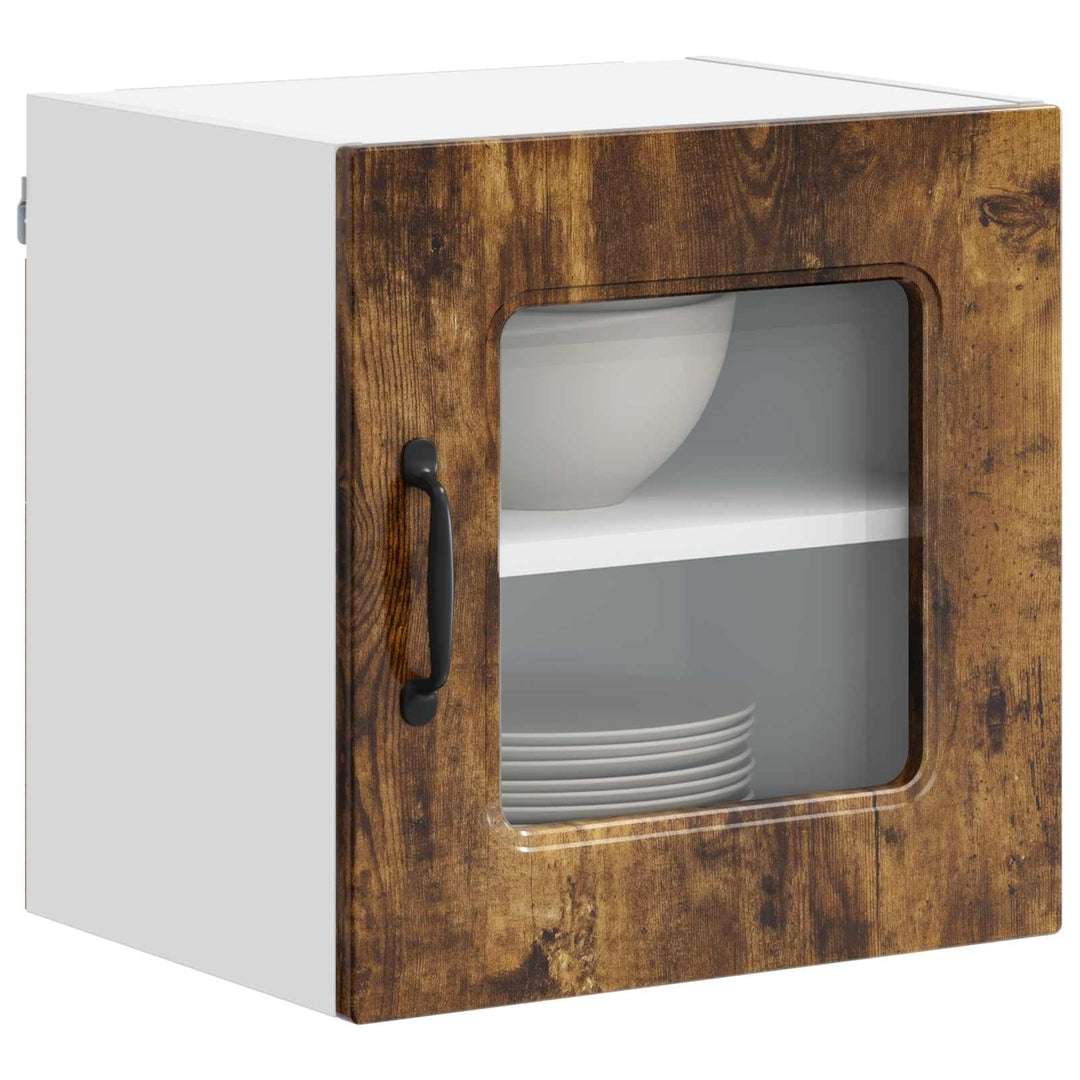 vidaXL Geschirrspülerfront Kalmar Geräucherte Eiche 40 x 31 x 40 cm, Eleganter moderner Küchenregal,