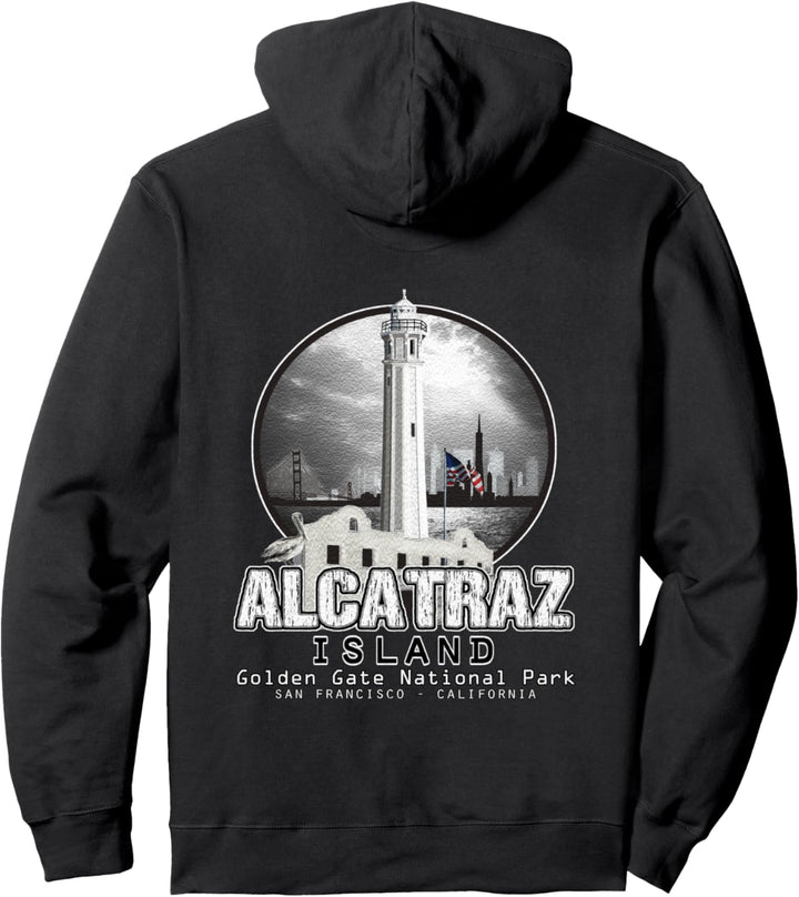 Alcatraz Golden Gate Nationalpark San Francisco Souvenir Pullover Hoodie