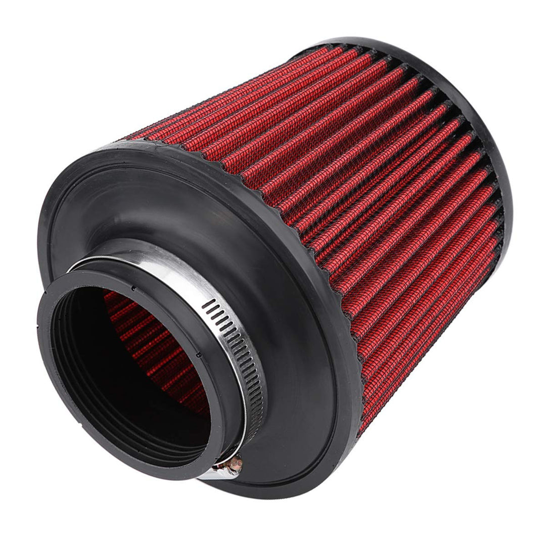 Esenlong Universal Car Modification High Flow Einlass Lufteinlass Rundkegel Luftfilter Reiniger 76Mm
