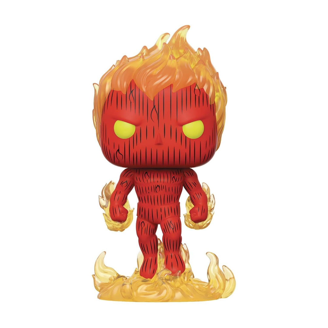 Funko Pop! Marvel: Fantastic Four - The Human Torch Torch - Vinyl-Sammelfigur - Geschenkidee - Offiz