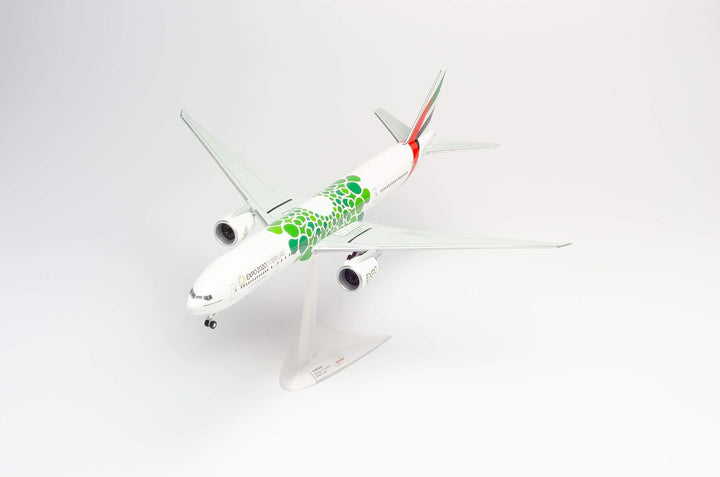 herpa 570664 Emirates Boeing 777-300ER Expo 2020 Dubai ‚Sustainability‘ in Miniatur zum Basteln Samm