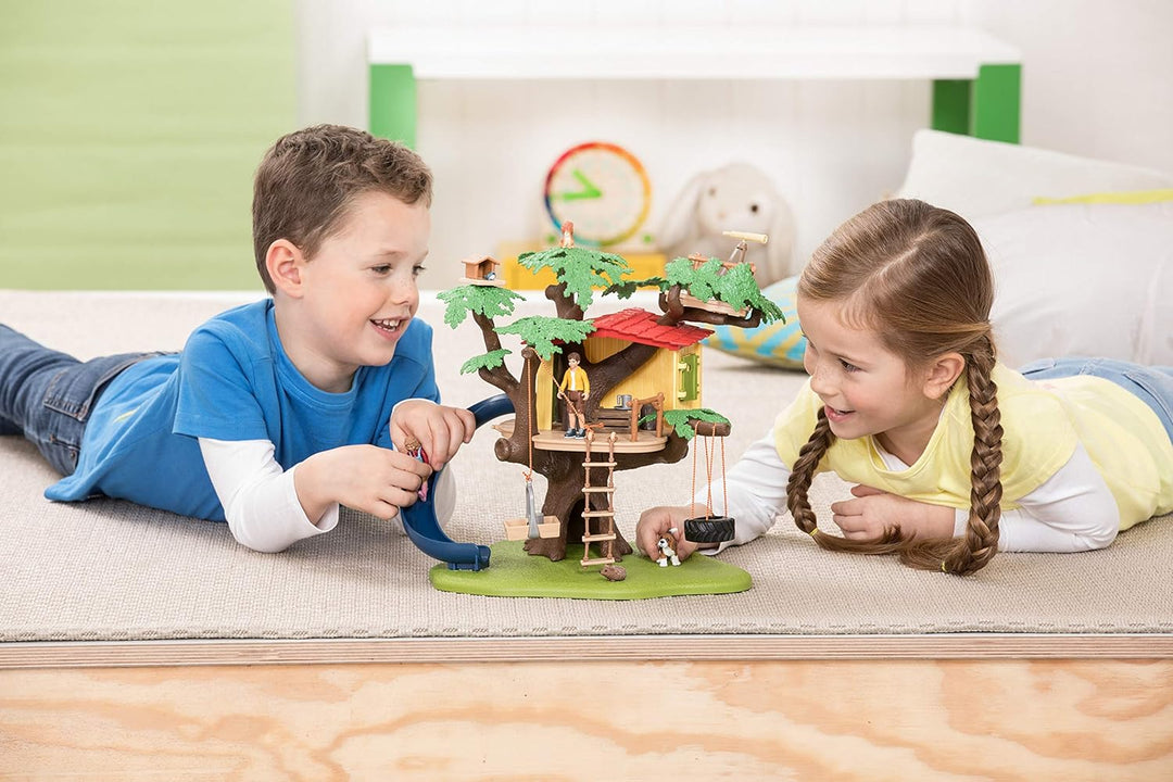 Schleich Farm World 42408 Adventure tree house Single Standardverpackung, Single Standardverpackung
