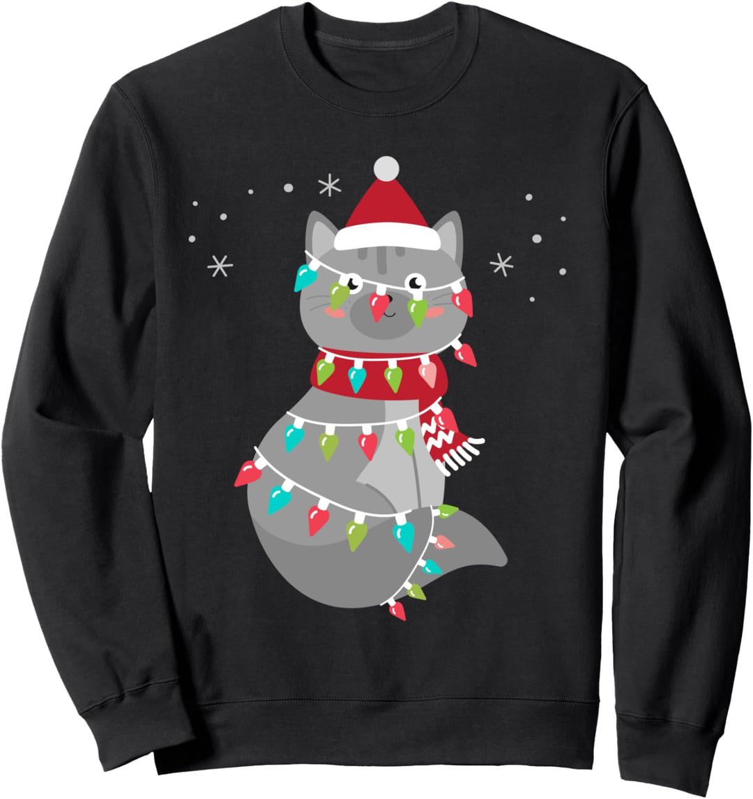 Weihnachts Katze I Weihnachten Katze Kätzchen Fun Sweatshirt
