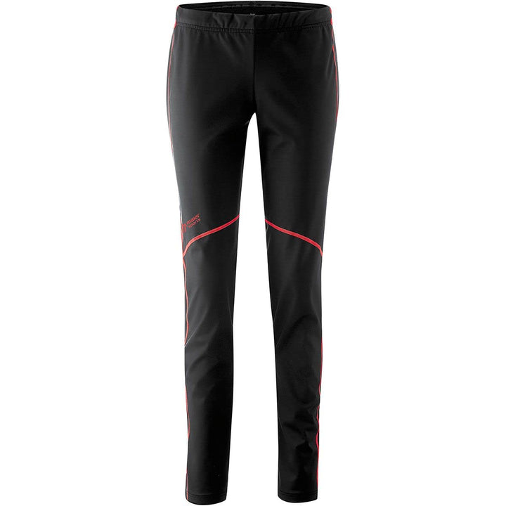 Maier Sports Damen TelfsCC Tight W Telfscc Tight W 36 Black / Hot Coral, 36 Black / Hot Coral