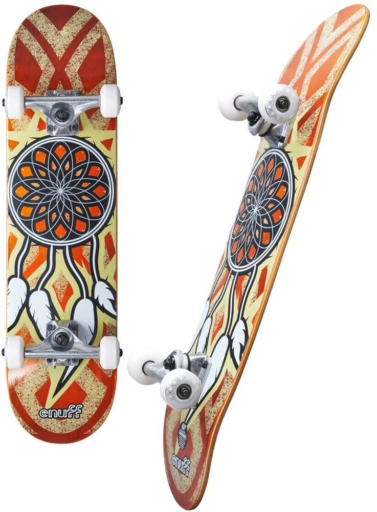 ENUFF Dreamcatcher Complete Skateboard Einheitsgrösse Orange/Gelb (mehrfarbig), Einheitsgrösse Orang
