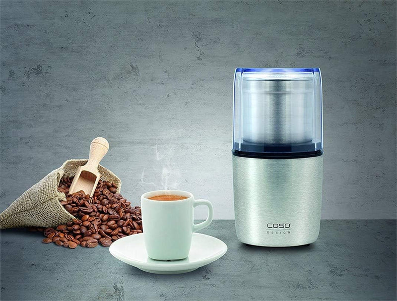 Caso 1830 Coffee Flavour - Elektrische Kaffeemühle zum mahlen von Kaffee, Espresso, Nüssen oder Gewü