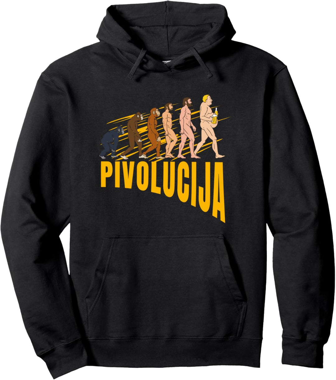 Bier Evolution Pivolucija Pivo Pullover Hoodie