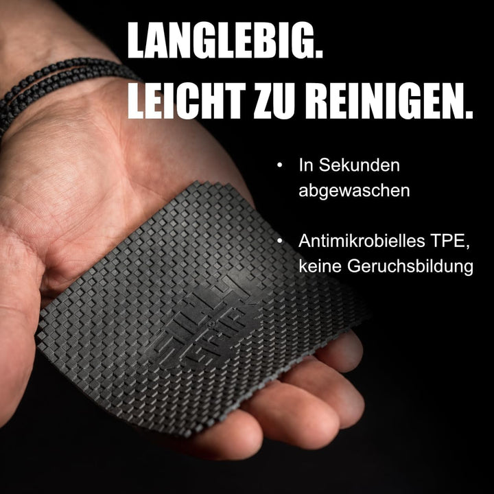 Handflächenschutz-Griffpads, ultradünn 2 mm, für Kreuzheben, Rudern und schweres Heben, ohne Handsch