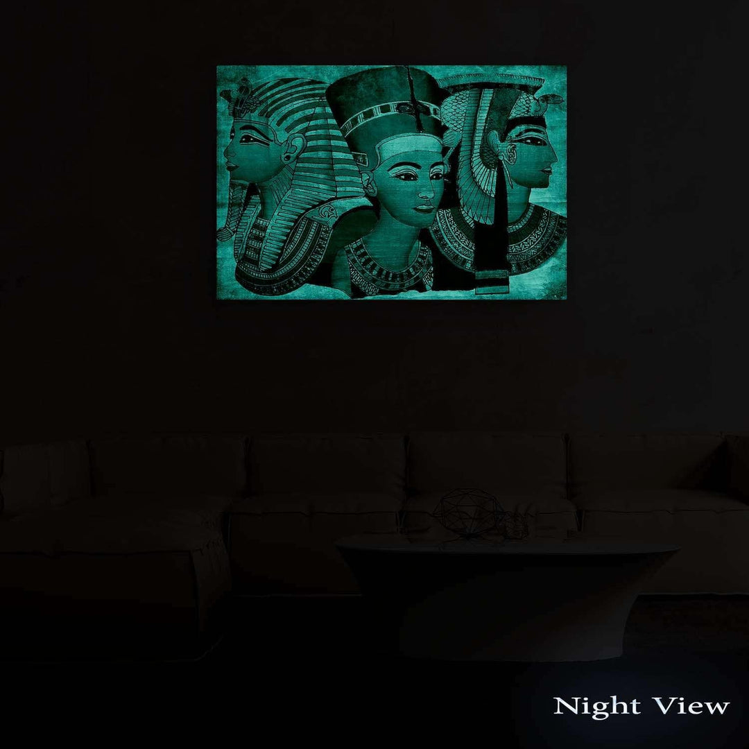 Startonight Bilder Ägyptische Götter, Leinwandbilder Moderne Kunst, Abstrakte Wanddeko Kunstdrucke,