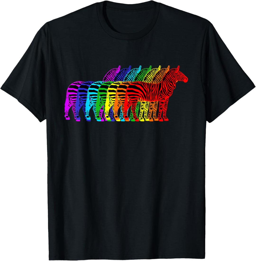 LGBTQ Zebras - Regenbogen T-Shirt