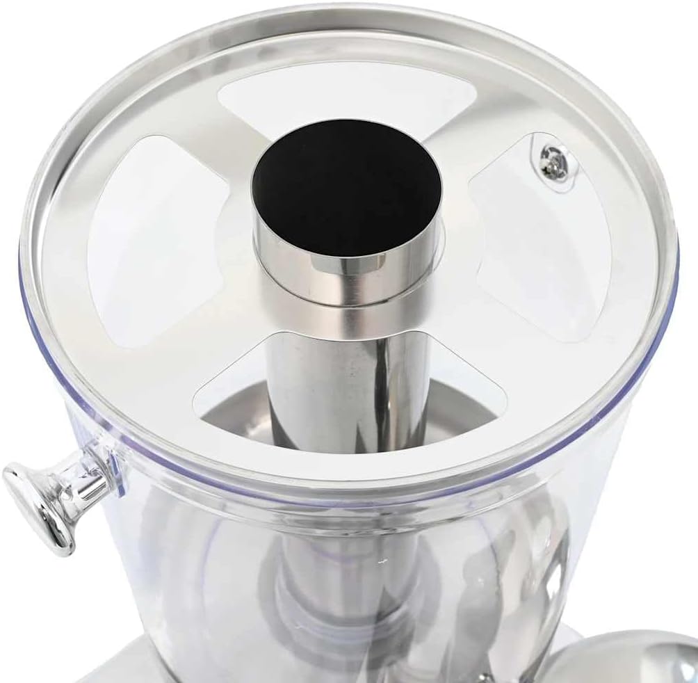 vidaXL Getränkespender Edelstahl 8L Saftspender Wasserspender Saft Dispenser 26.5 x 35 x 57 cm, 26.5
