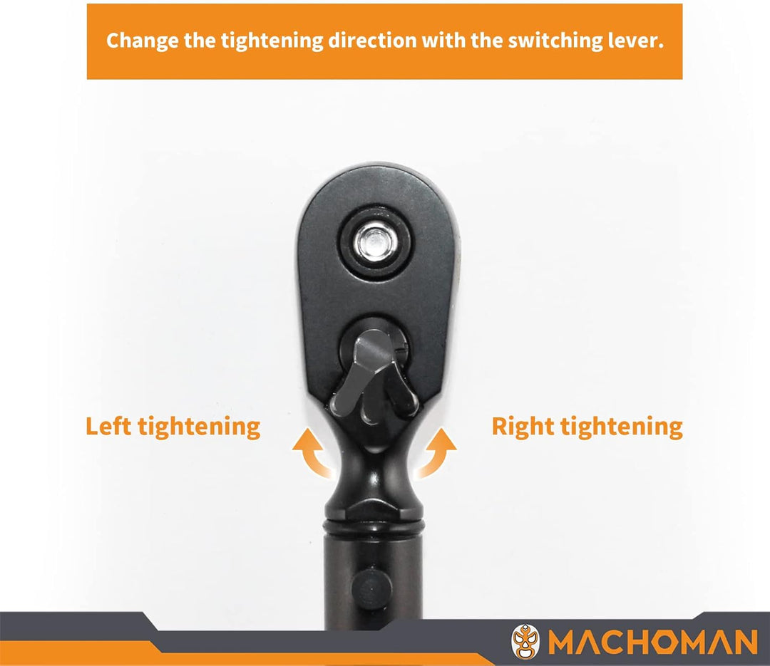 MACHOMAN ZTQW0104 1/4 Zoll 210 mm Drehmomentschlüssel 2 ~ 20 Nm Schwarz, Schwarz