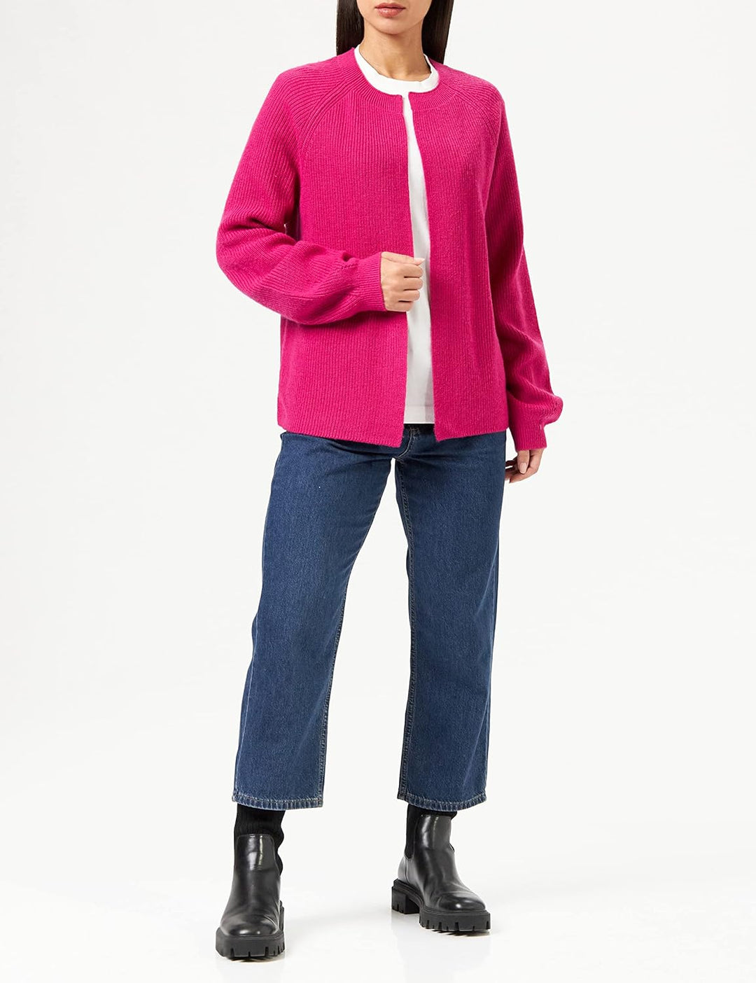 Gerry Weber Damen Jacke Strick 34 Hot Pink, 34 Hot Pink
