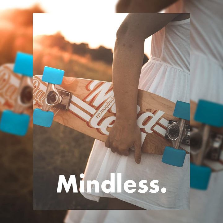 Mindless Longboards Cruiser Wheels Skateboard-Räder, Unisex, Erwachsene 60x40 mm Blau (Dark Blue), 6