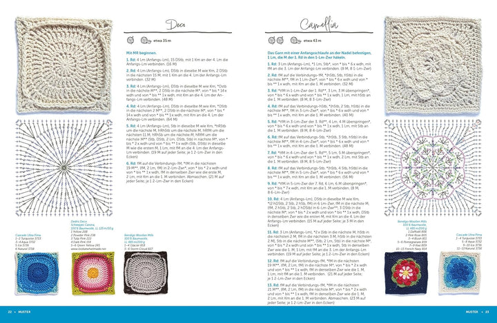 Granny Squares mit Stil: 50 moderne Designs des beliebten Häkelquadrats | Schöne Projekte aus Granny
