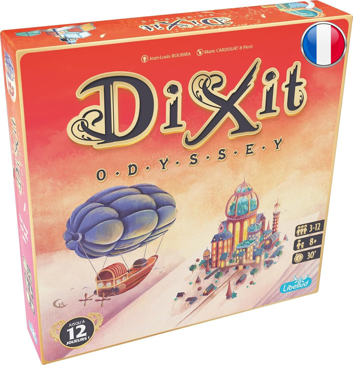 Libellud | Dixit Odyssey (Edition 2022) | Kommunikationsspiel | Alter: 8+ | 3 bis 12 Spieler | Spiel