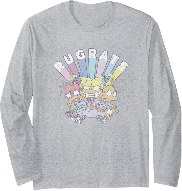 Rugrats Group Shot Faded Logo Langarmshirt