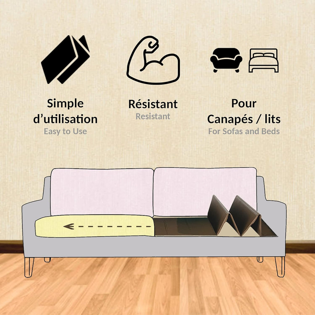 Sinkschutz für Sofa mit 3 Sitzen oder 90X120 Matratze, Holzfaser Two_Seats