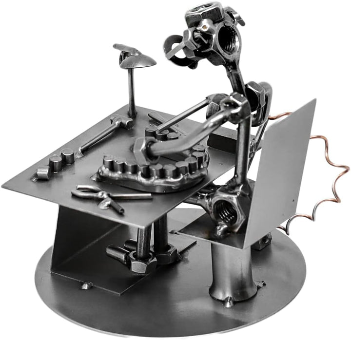 Schraubenmännchen Zahntechniker I Handarbeit I Geschenkidee I Metallfigur I Metallmännchen I Stahlfi