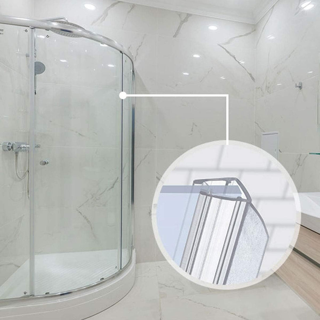 STEIGNER Duschdichtung, 120cm, Glasstärke 6/7/ 8 mm, Vorgebogene PVC Ersatzdichtung für Runddusche,