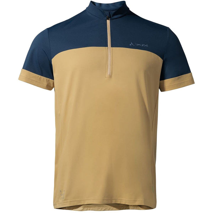 VAUDE Men's Escape Half Zip Shirt - Radshirt Herren - Radtrikot S Desert, S Desert