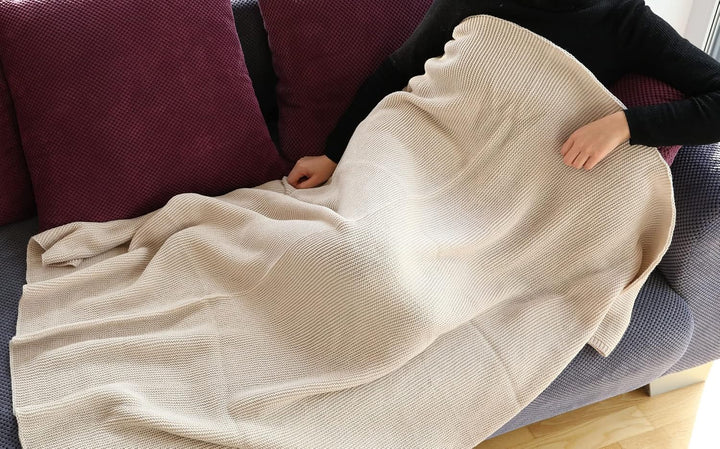 Ever Bloom Damen Winter Poncho Schal auch als warme leiche Kuscheldecke, Multifunktion Grau, Grau