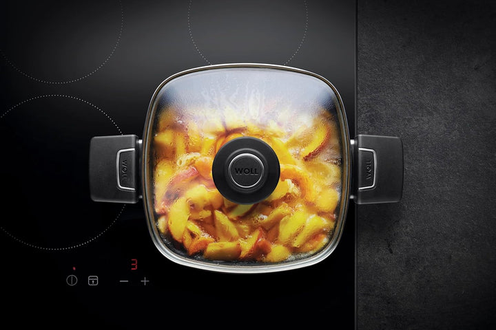 Woll Diamond Lite Kasserolle, viereckig, 22x22 cm, 9 cm hoch, 3.5 Liter, mit 2 Seitengriffen - Geeig