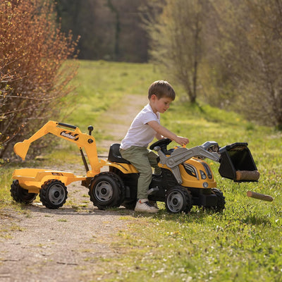 Smoby Traktor Builder Max mit Anhänger