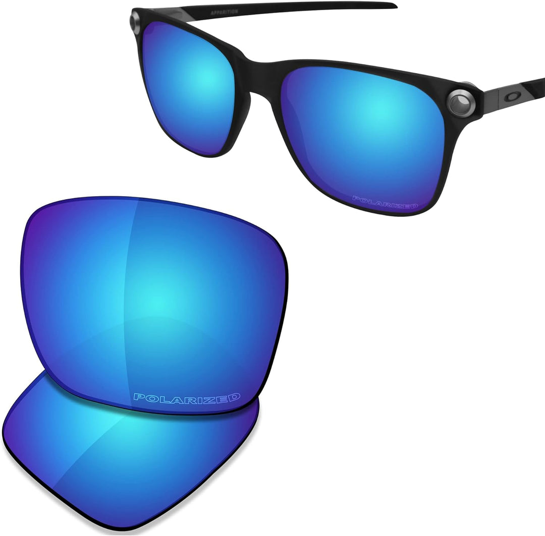 Saucer Premium Ersatzgläser für Oakley Apparition OO9451 Sonnenbrille High Definition - Glacier Blue